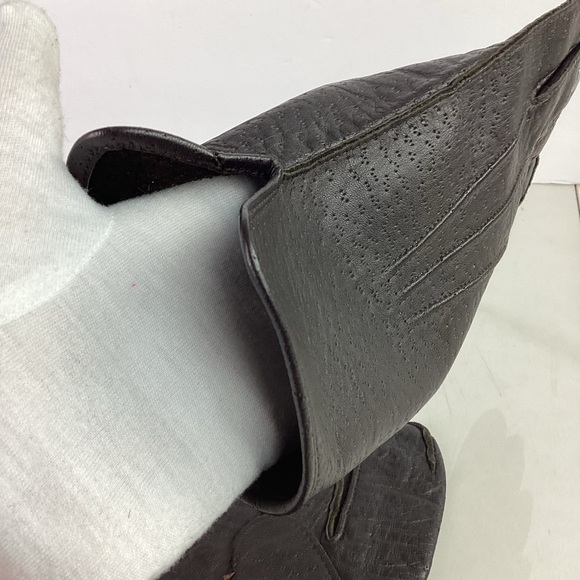 Vtg Cranbrook Leather Gloves Men's XL Dark Brown, Non-Lined - Picture 6 of 7